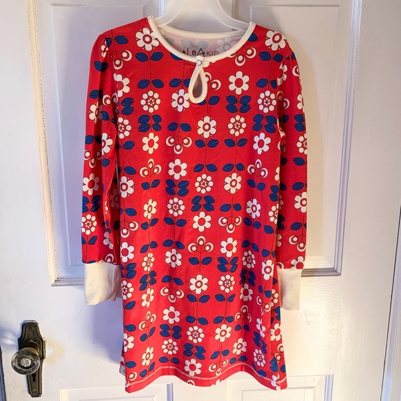 NWT Alba of Denmark Retro Floral Dress
